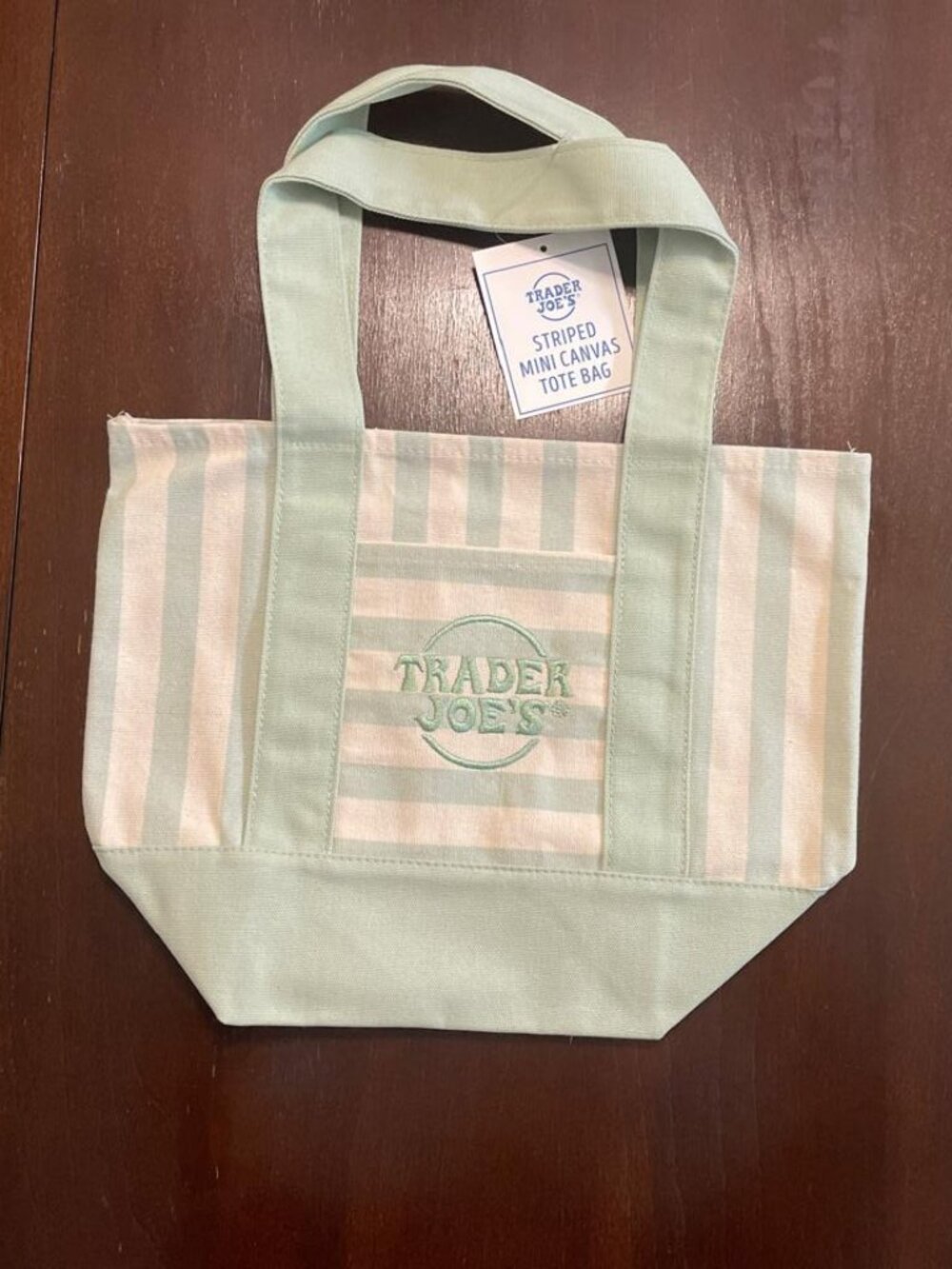 New Edition Summer 2026 Trader Joe’s Mini Tote Bags - Light Green